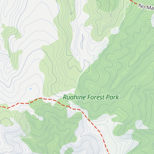 Map of No Mans Hut