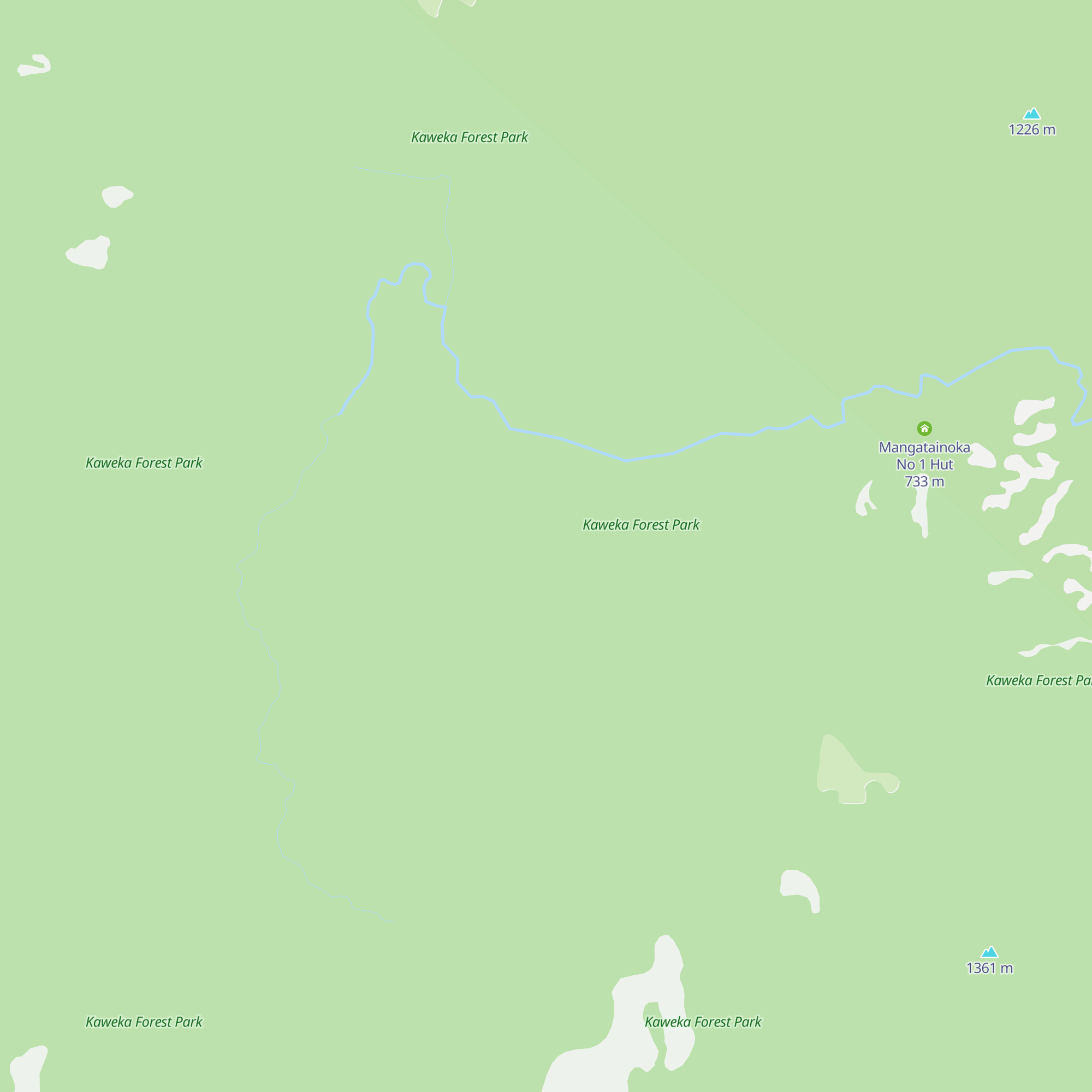 Mangatainoka Heads Shelter map