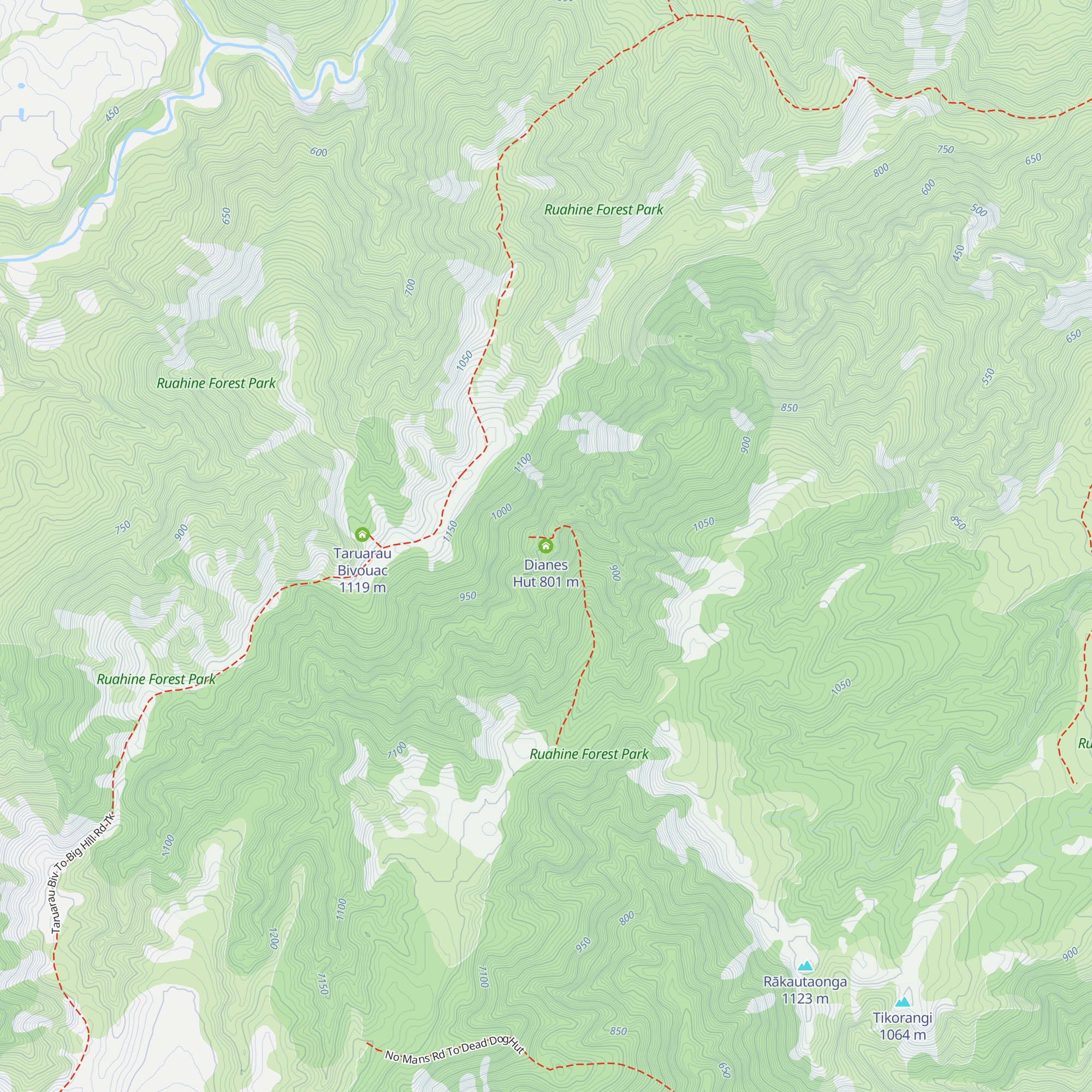 Dianes Hut map