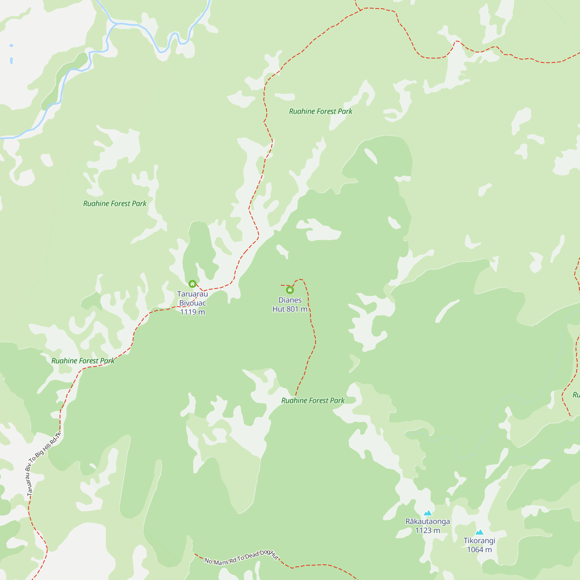 Dianes Hut map