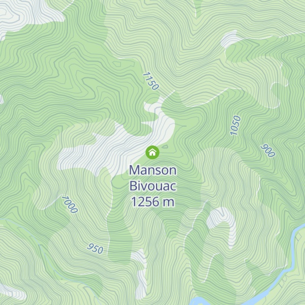 Map of Manson Bivouac