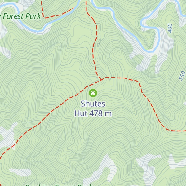 Map of Shutes Hut