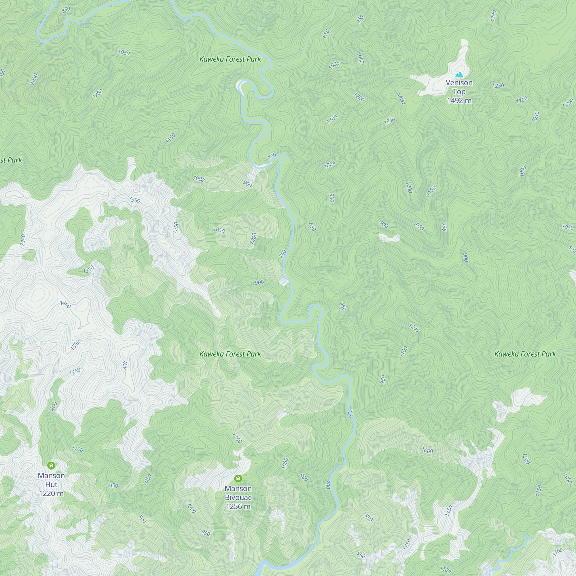Rocks Ahead Bivouac map
