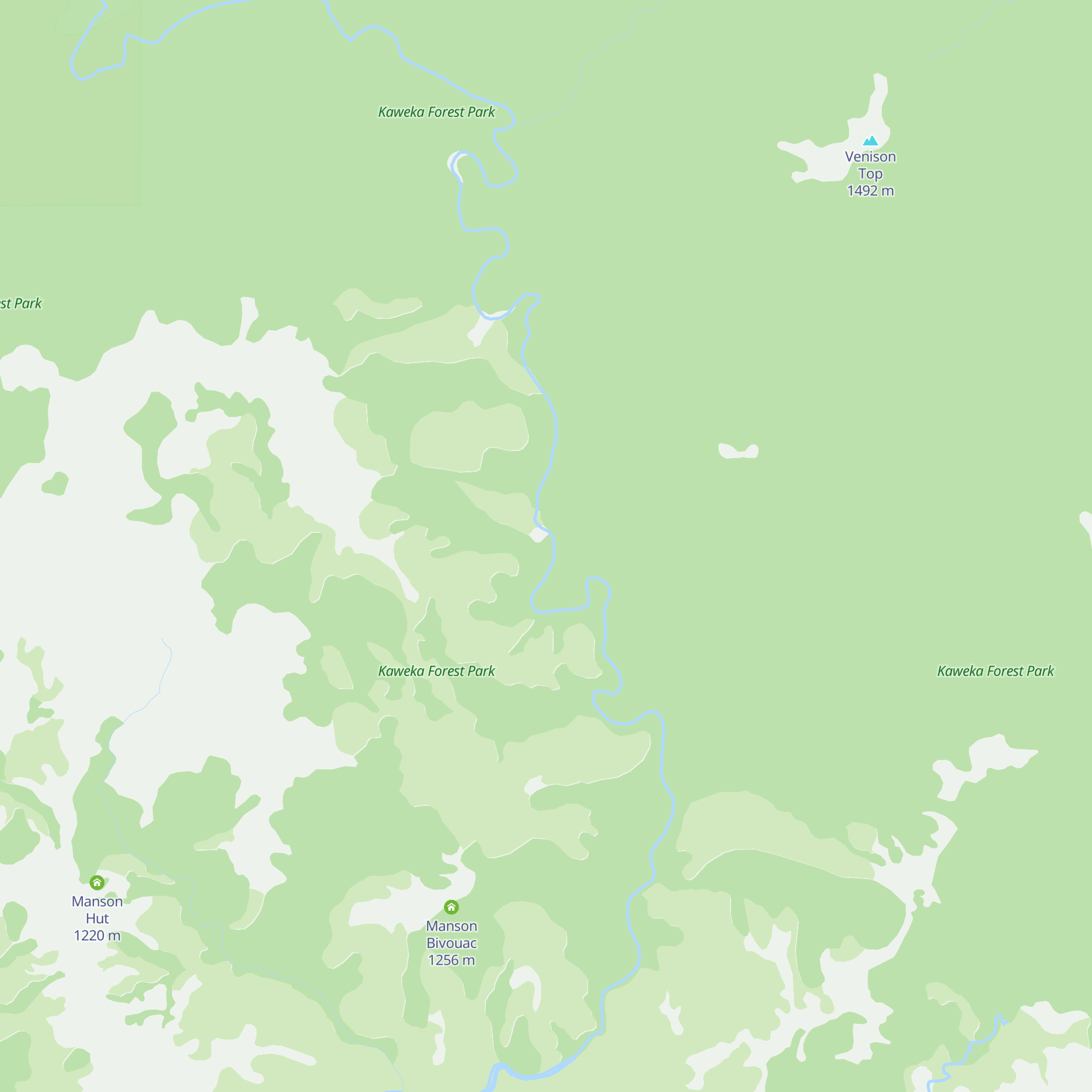 Rocks Ahead Bivouac map