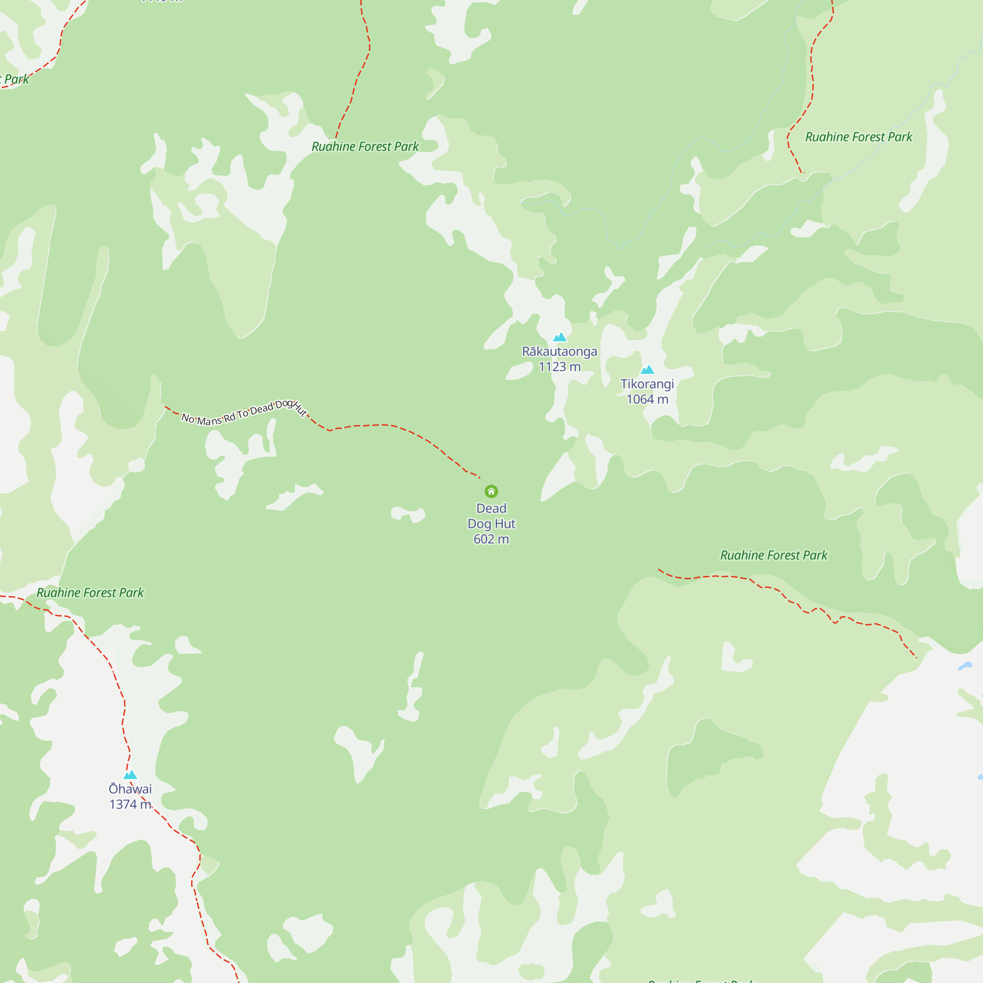 Dead Dog Hut map