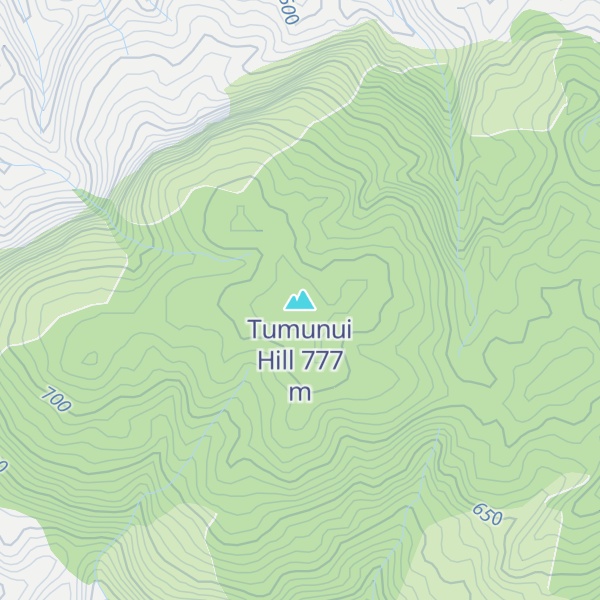 Map of Tumunui Hill