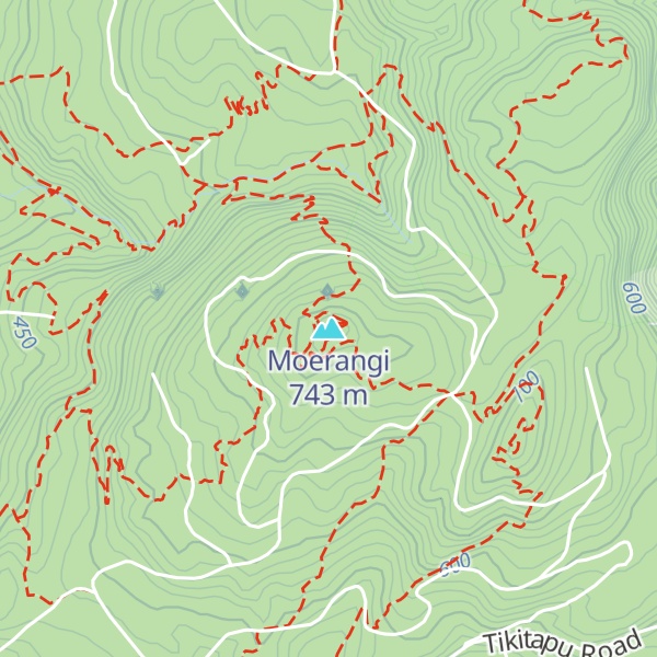Map of Moerangi