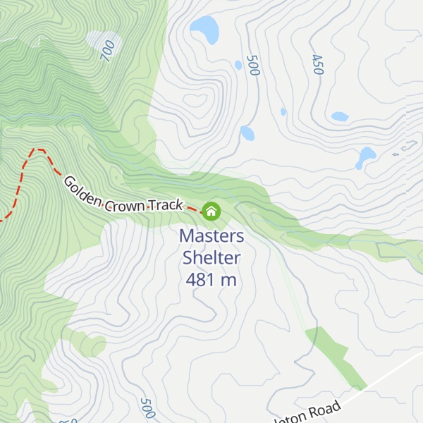 Map of Masters Shelter