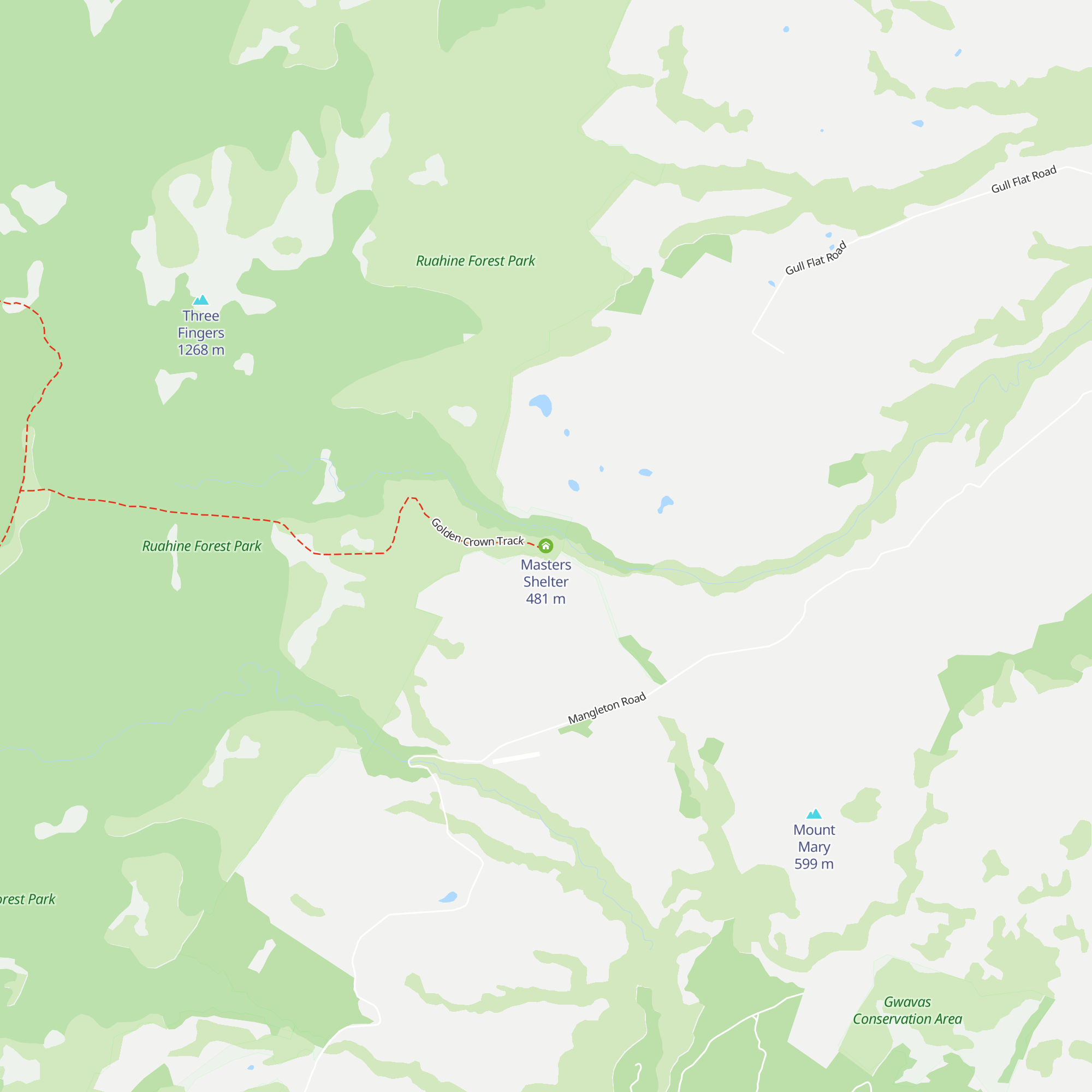 Masters Shelter map