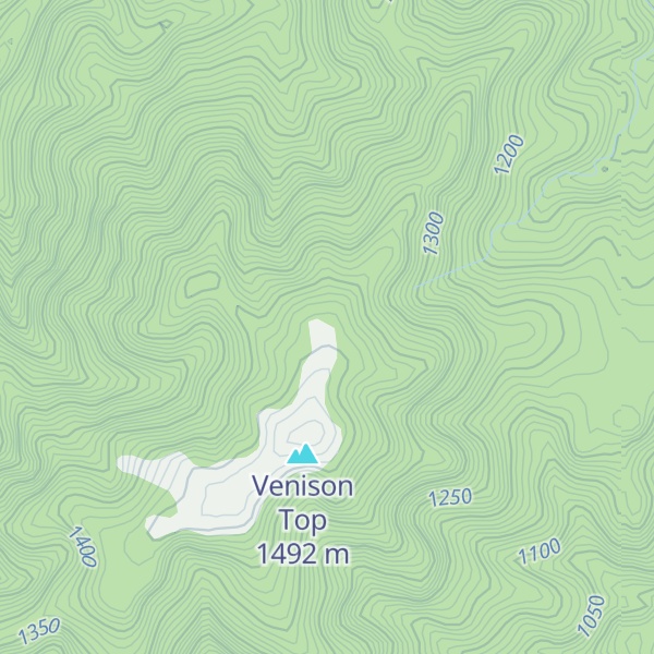 Map of Venison Tops Hut (Tira Lodge)