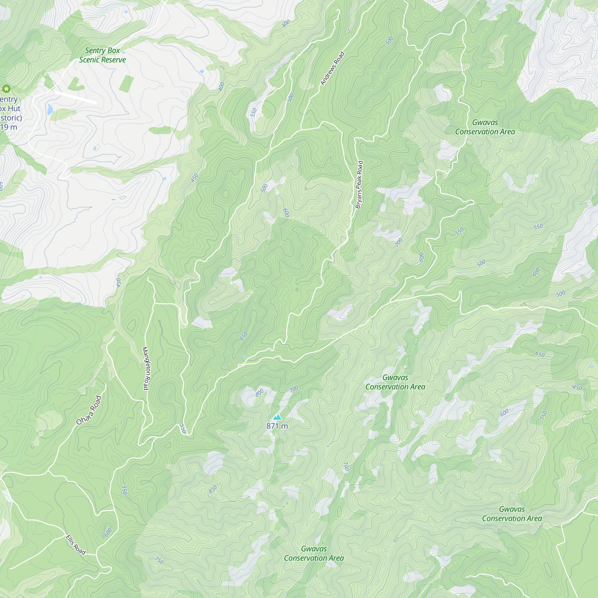 Tin Hut map