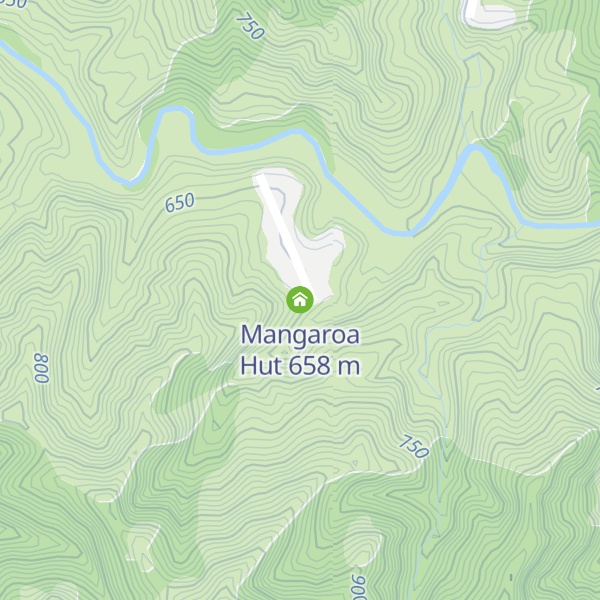 Map of Mangaroa Hut