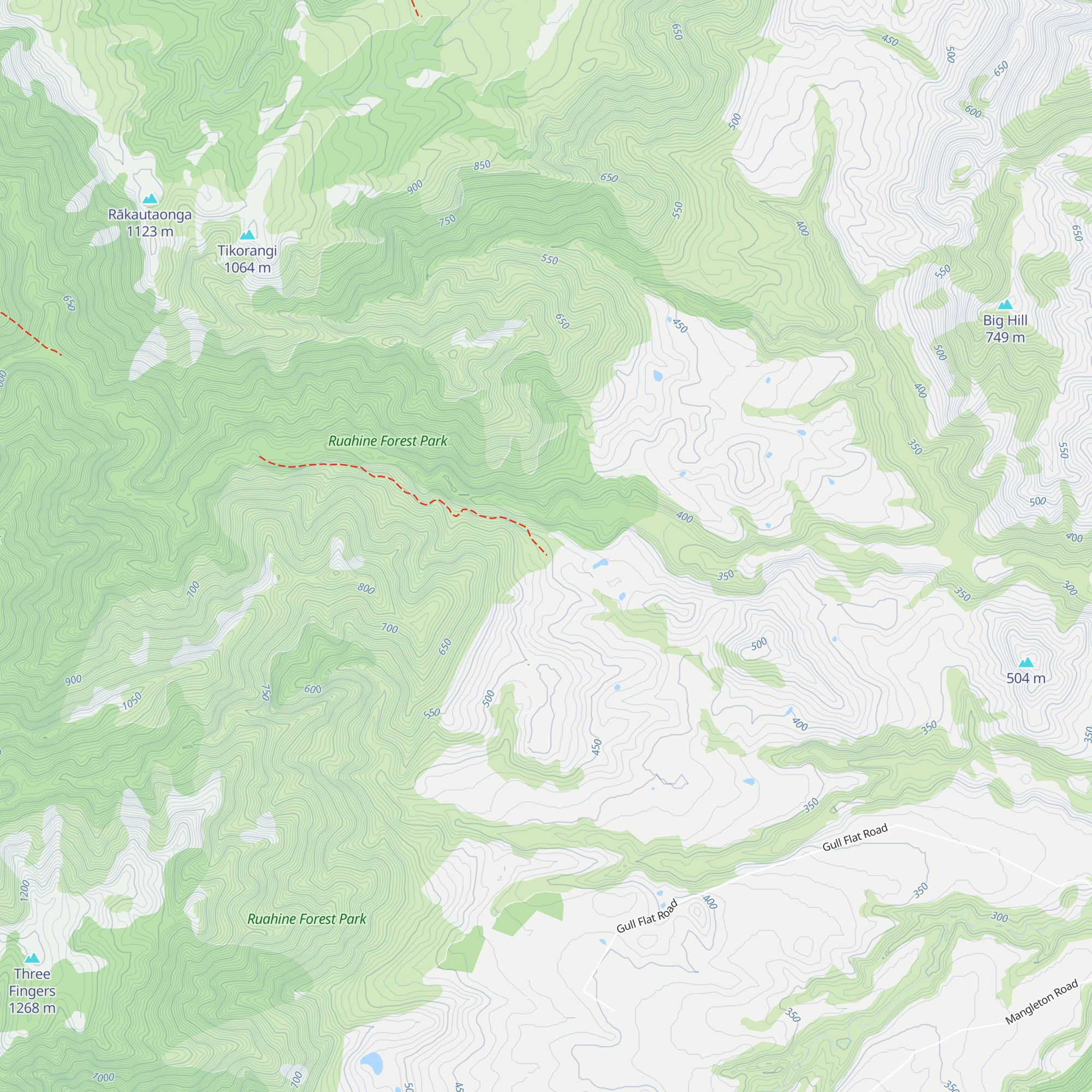 Herricks Hut map