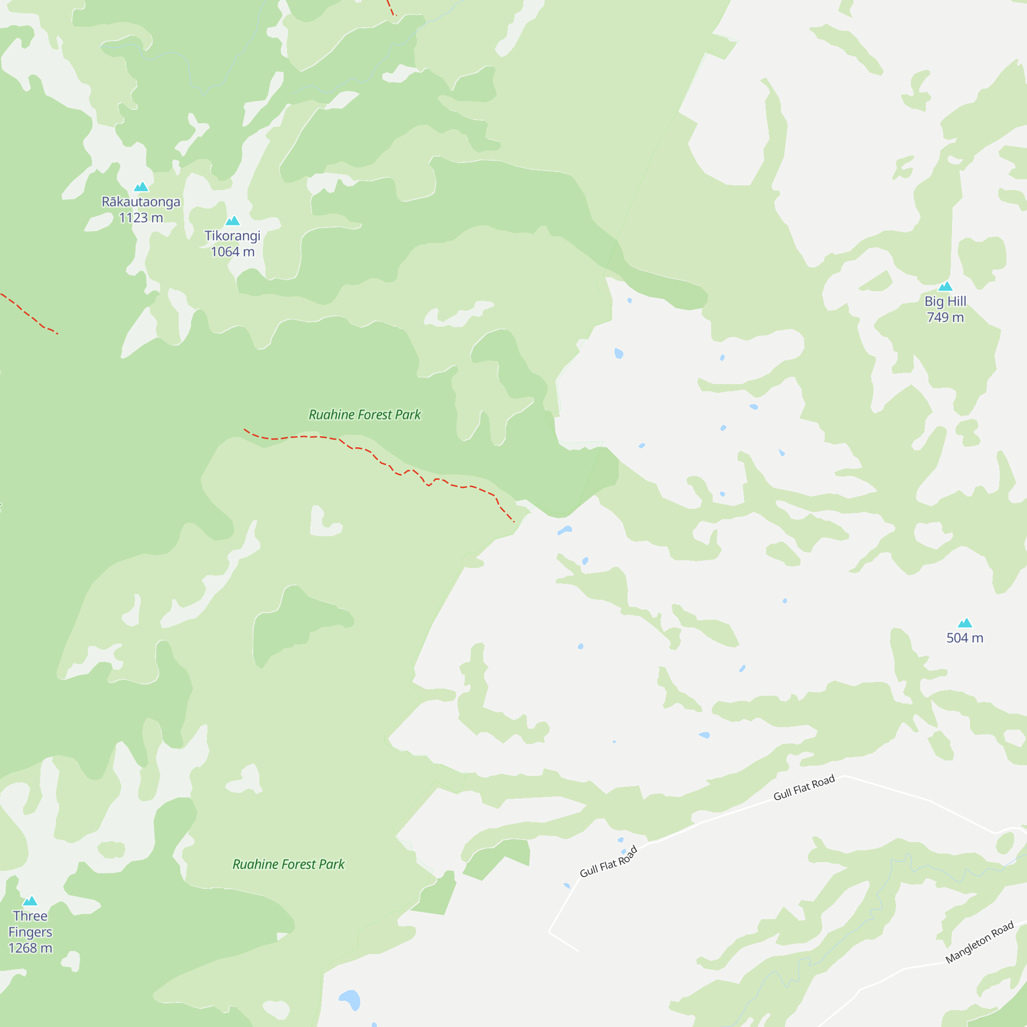 Herricks Hut map