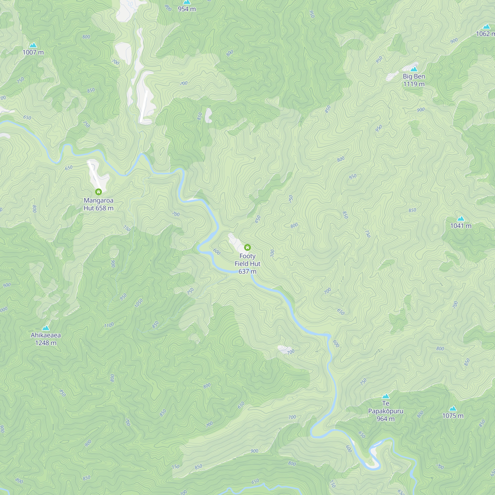 Footy Field Hut map