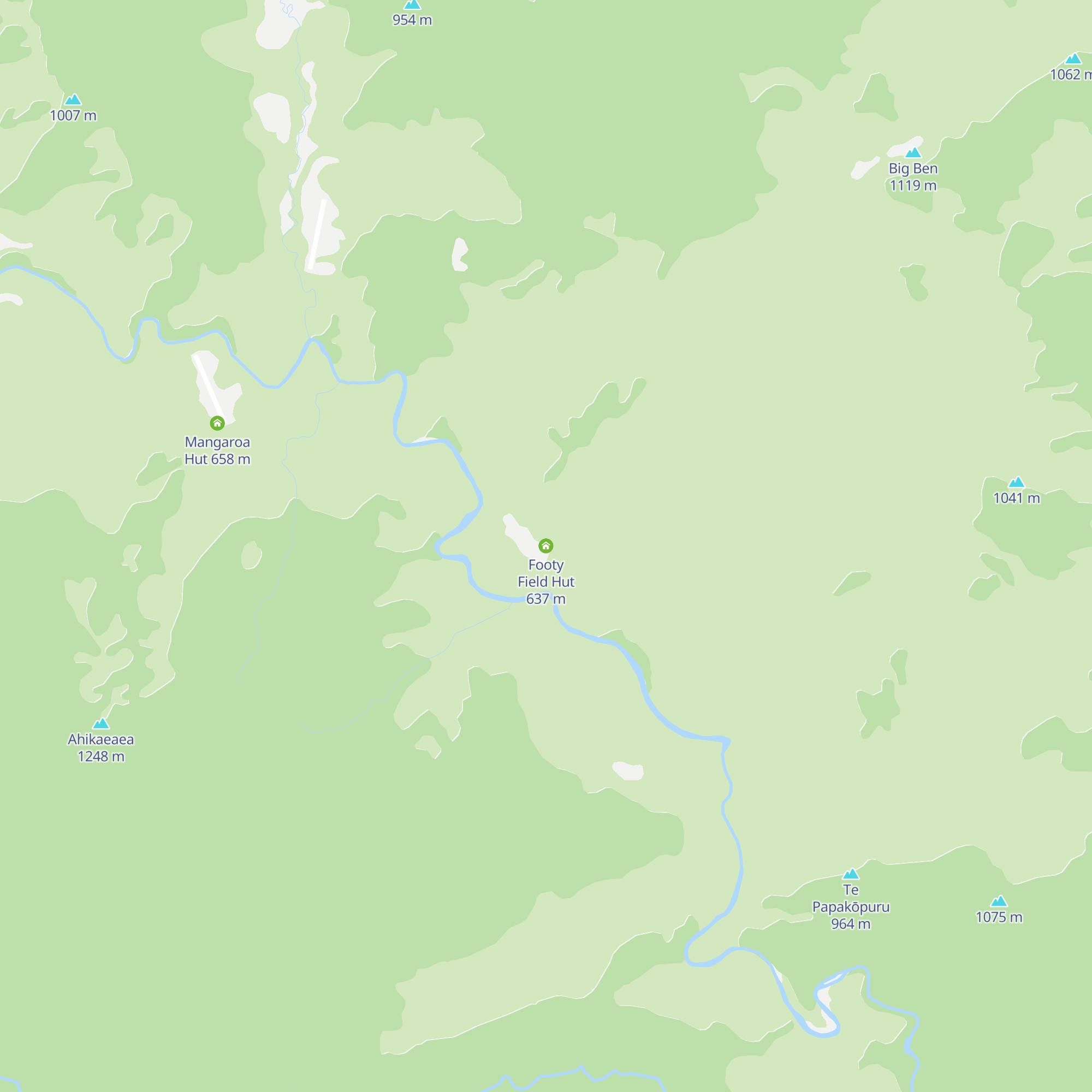 Footy Field Hut map