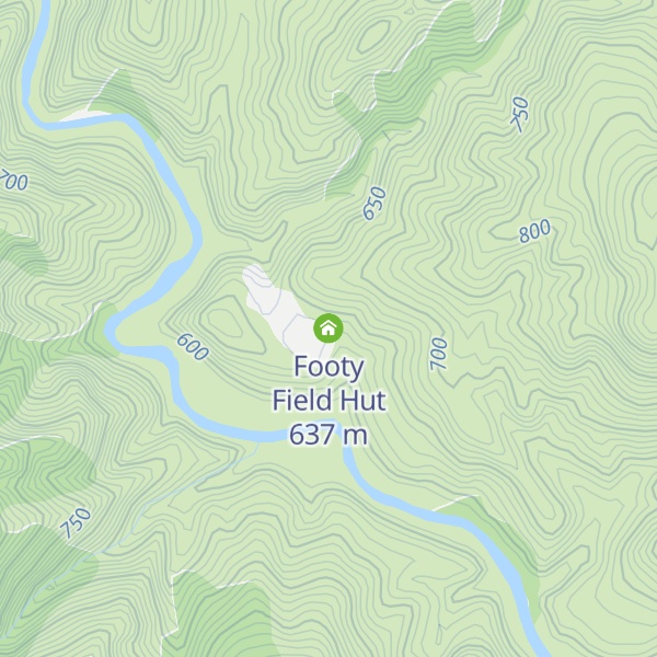 Map of Footy Field Hut