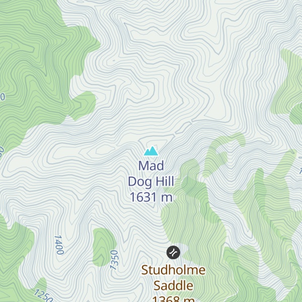 Map of Mad Dog Hill