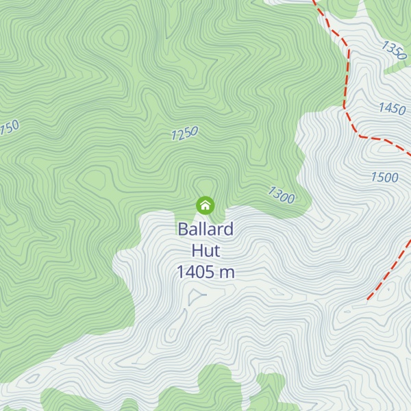 Map of Ballard Hut