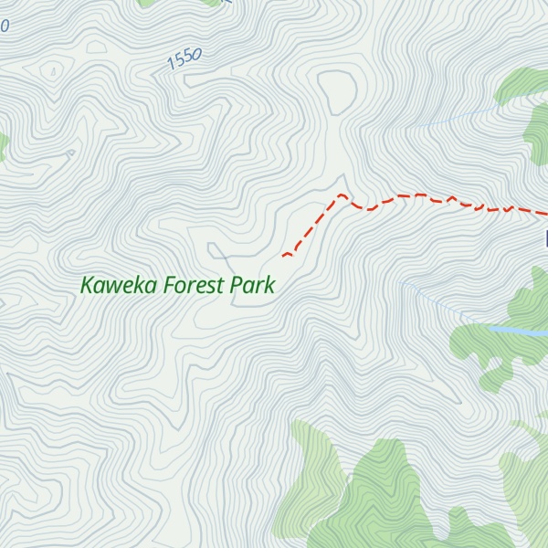 Map of Kaweka