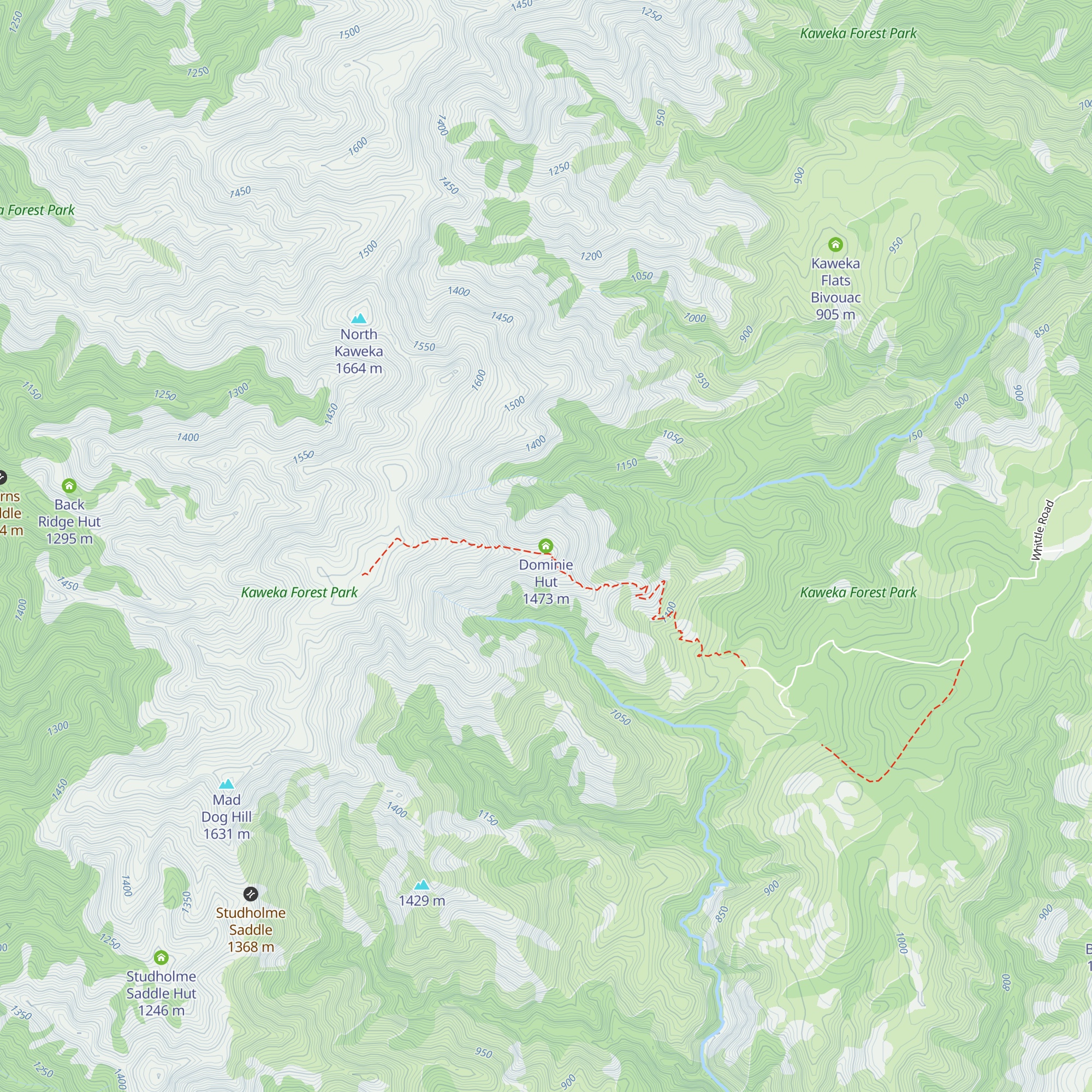 Dominie Hut map