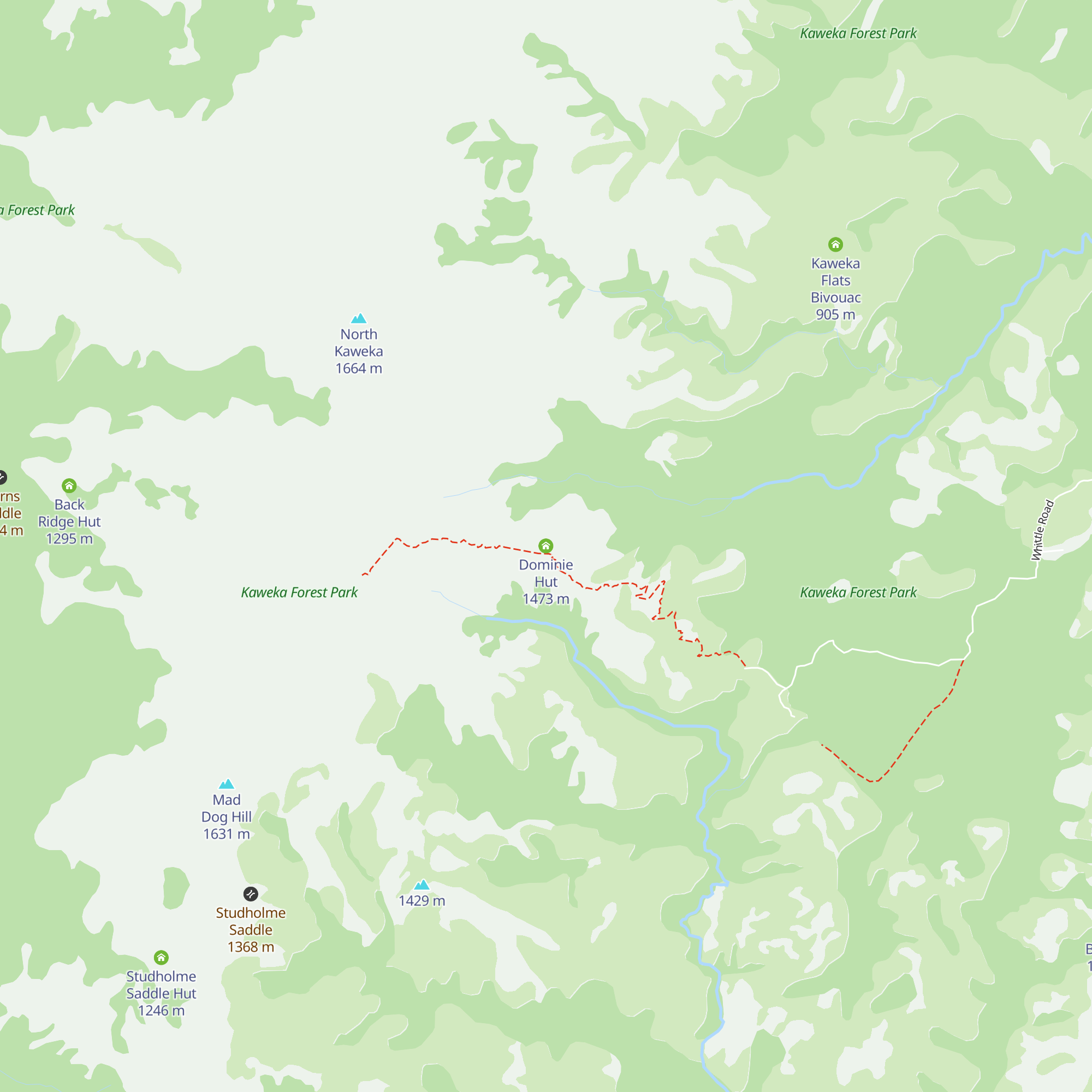 Dominie Hut map