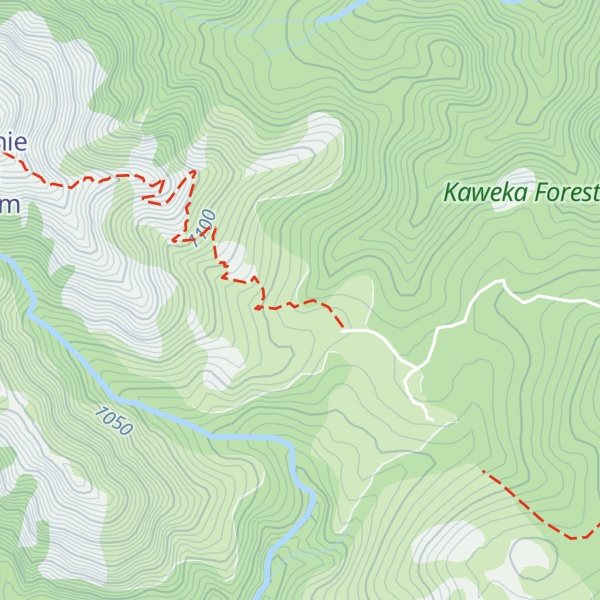 Map of Makahu Saddle Hut