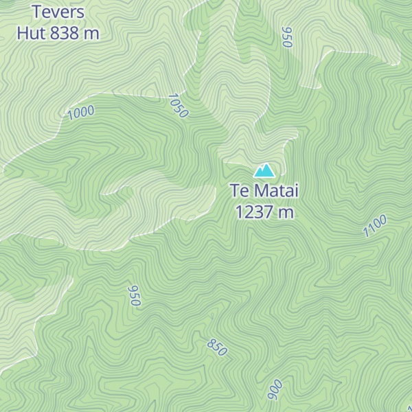 Map of Te Matai Hut