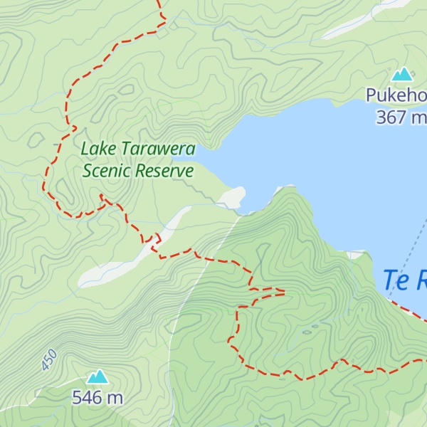 Map of Wairua Hut