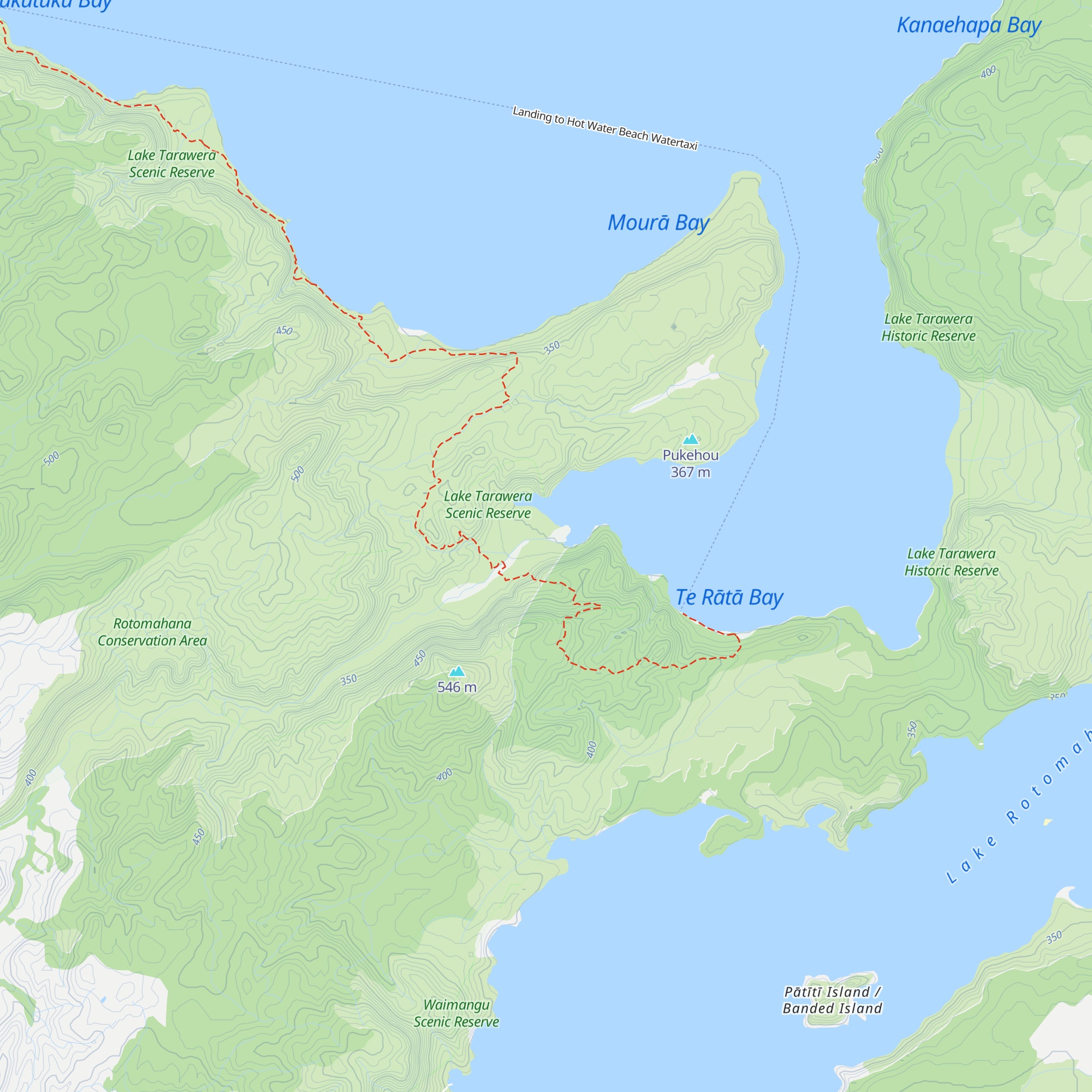 Wairua Hut map