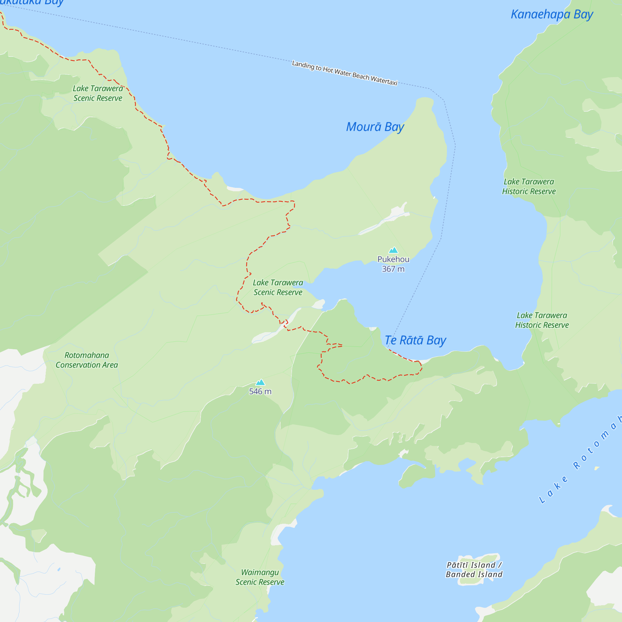 Wairua Hut map