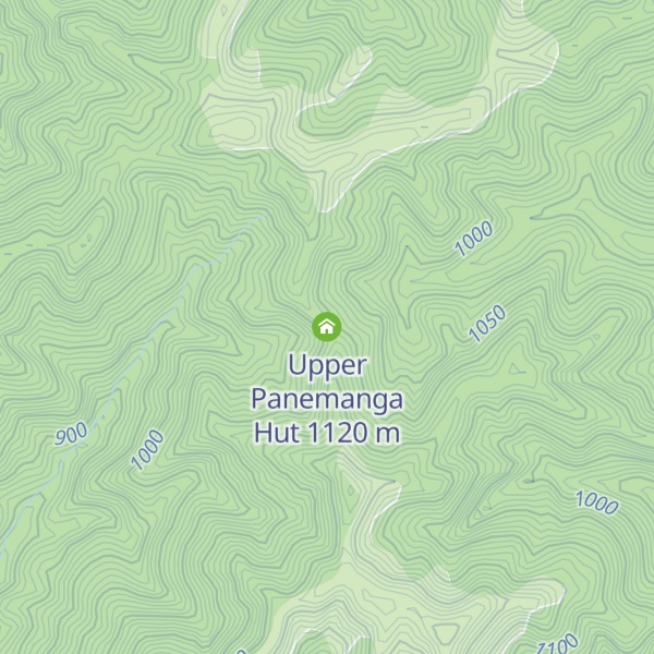 Map of Upper Panemanga Hut