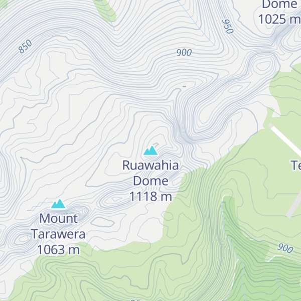 Map of Ruawahia Dome