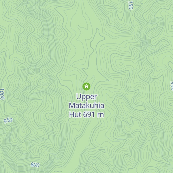 Map of Upper Matakuhia Hut