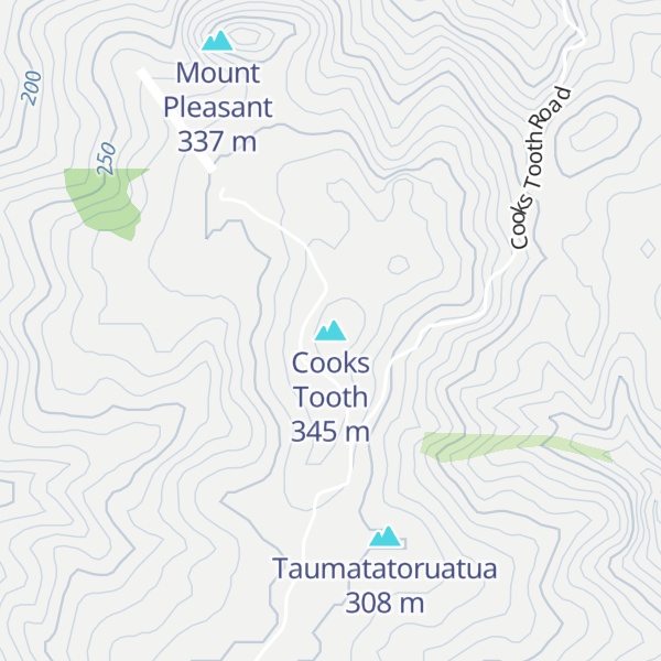 Map of Cooks Tooth