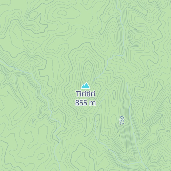 Map of Tiritiri