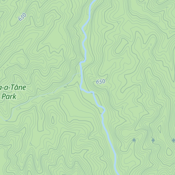 Map of Central Whirinaki Hut