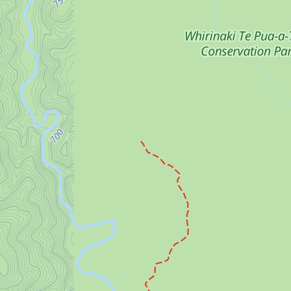 Map of Upper Whirinaki Hut