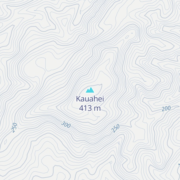 Map of Kauahei