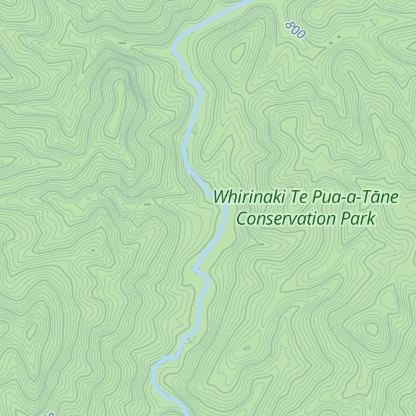 Map of Upper Te Hoe Hut