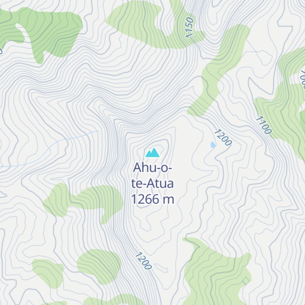 Map of Ahu-o-te-Atua