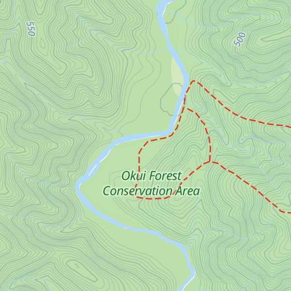 Map of Okui Hut