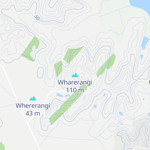 Map of Wharerangi