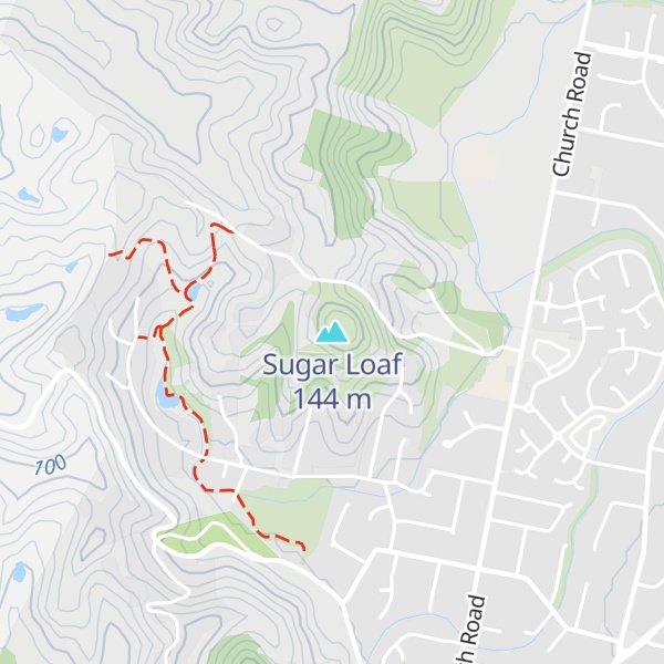 Map of Sugar Loaf