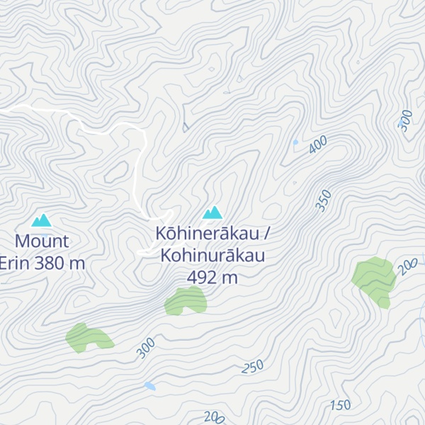 Map of Kōhinerākau / Kohinurākau