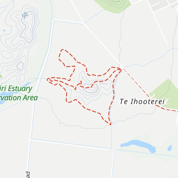 Map of Rorookuri / Te Roro-o-Kurī