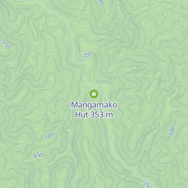 Map of Mangamako Hut