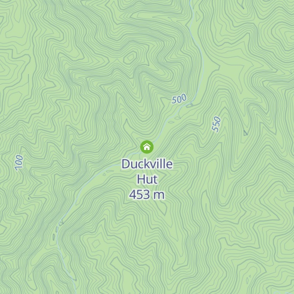 Map of Duckville Hut