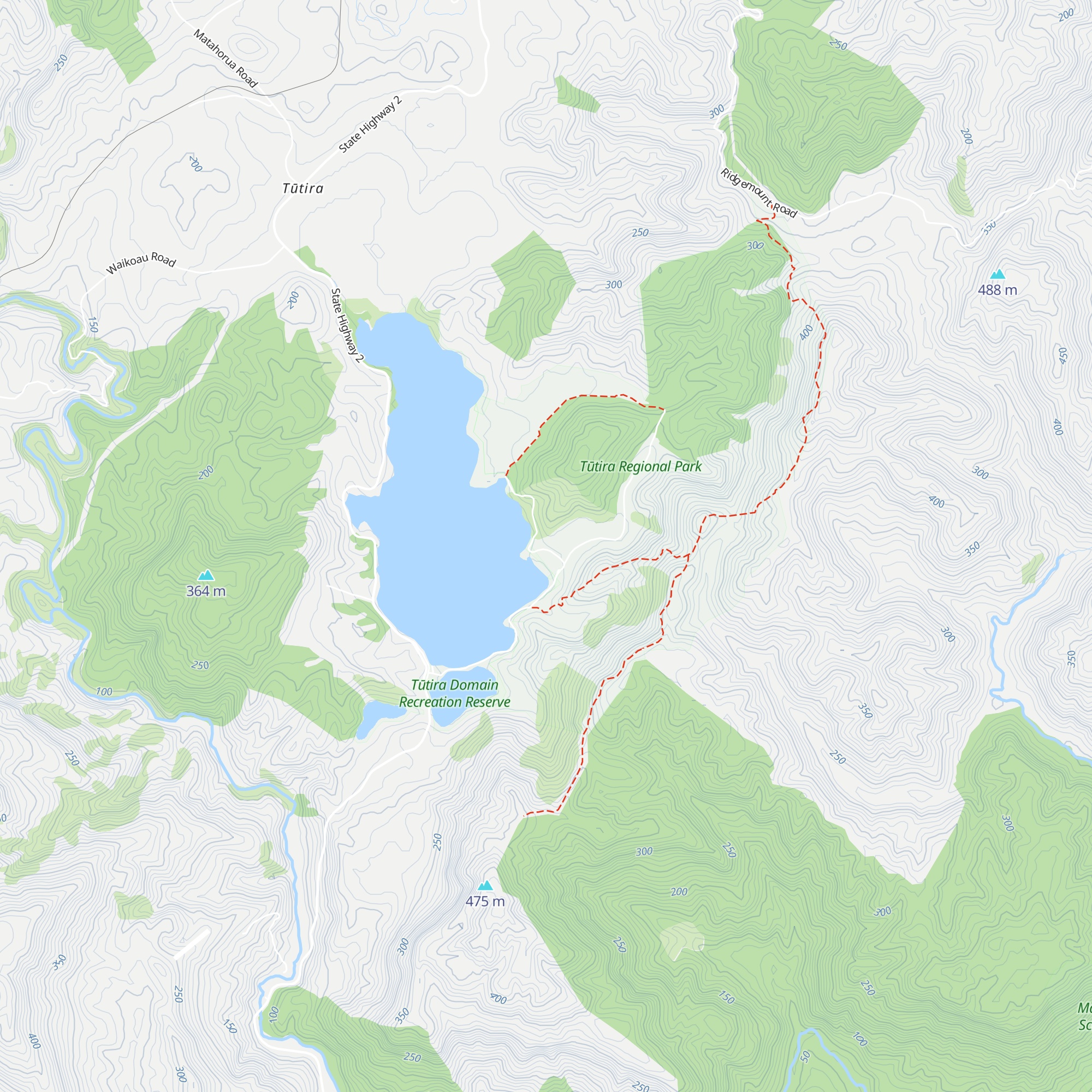 Tutira Lodge map