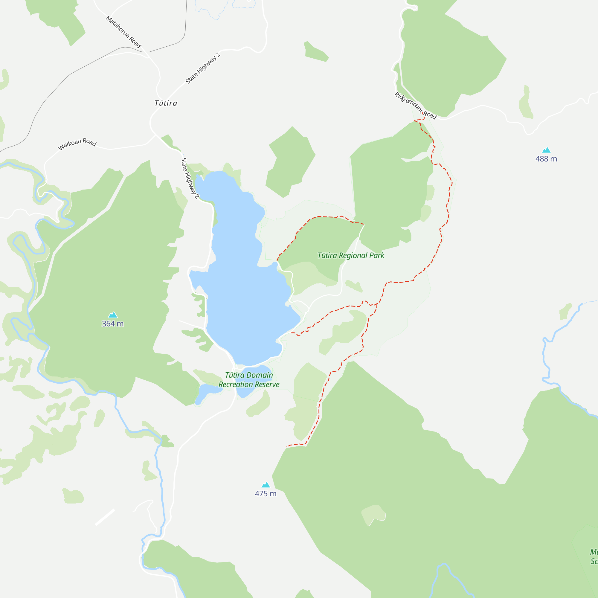 Tutira Lodge map